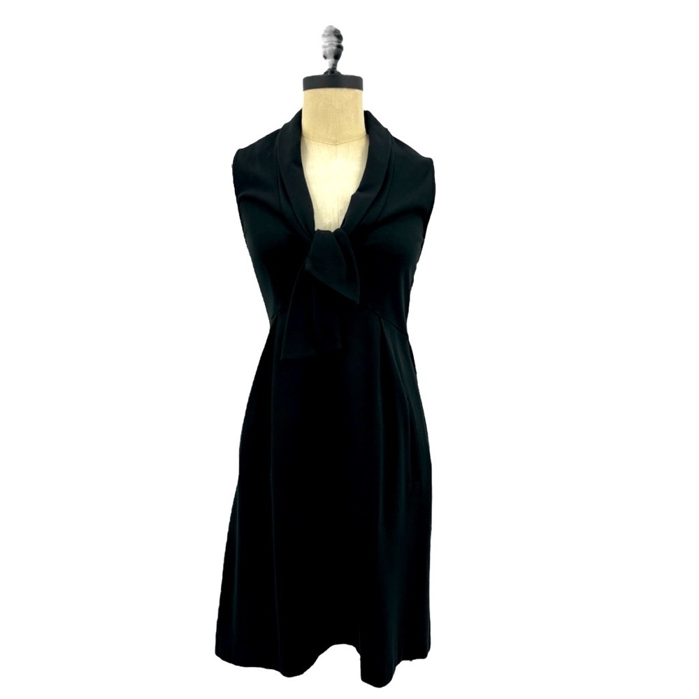 theory black sleeveless dress SZ 8